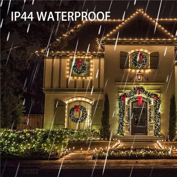 Dazzle Bright 300 LED Christmas String Lights, 100 FT Connectable Waterproof - Picture 6 of 7
